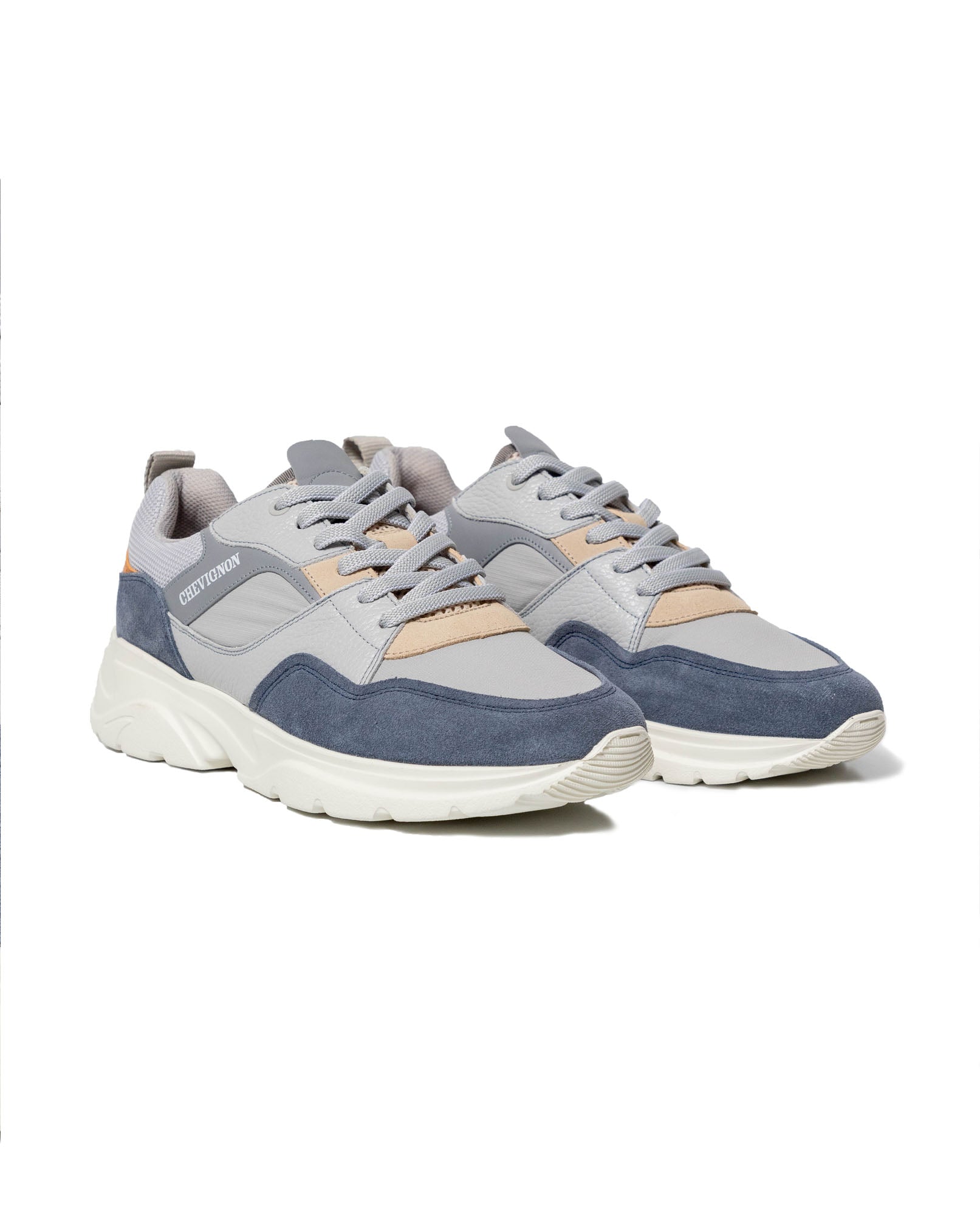 Men's Runner Style Sneakers - Gray - 1