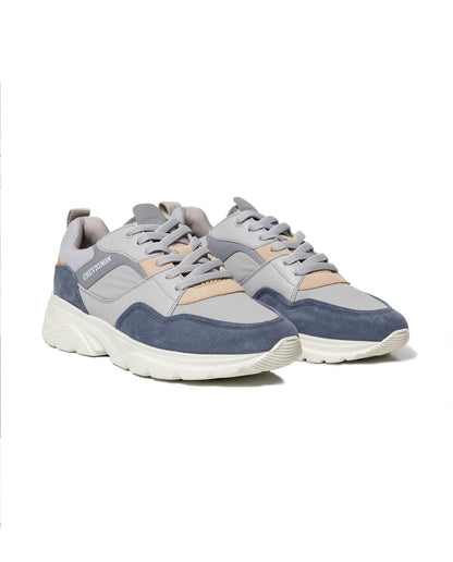 Men's Runner Style Sneakers - Gray - 1