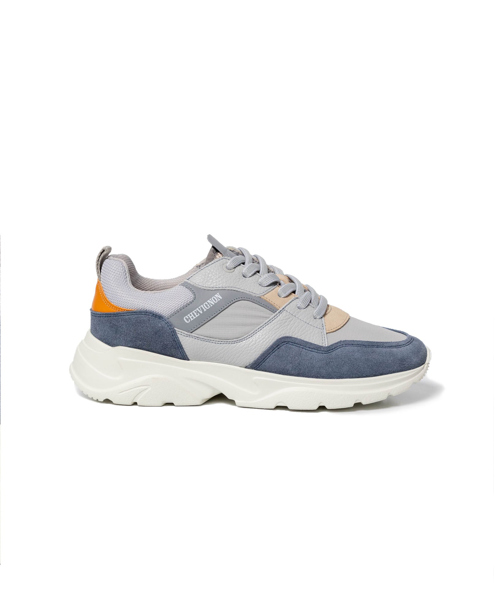 Men's Runner Style Sneakers - Gray - 4