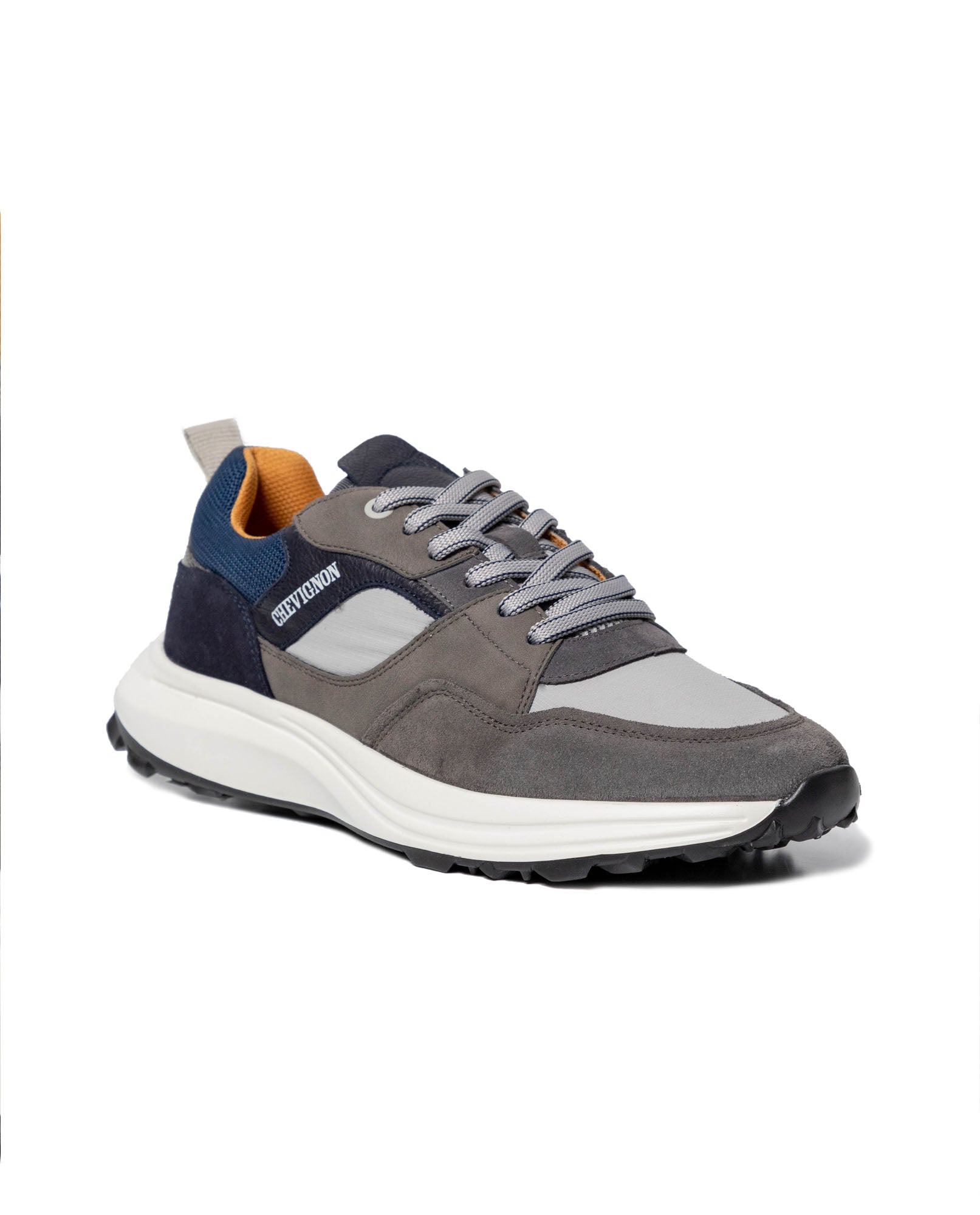 Men´s Suede Leather Runners - Gray 63_069G443_GRI154101_5