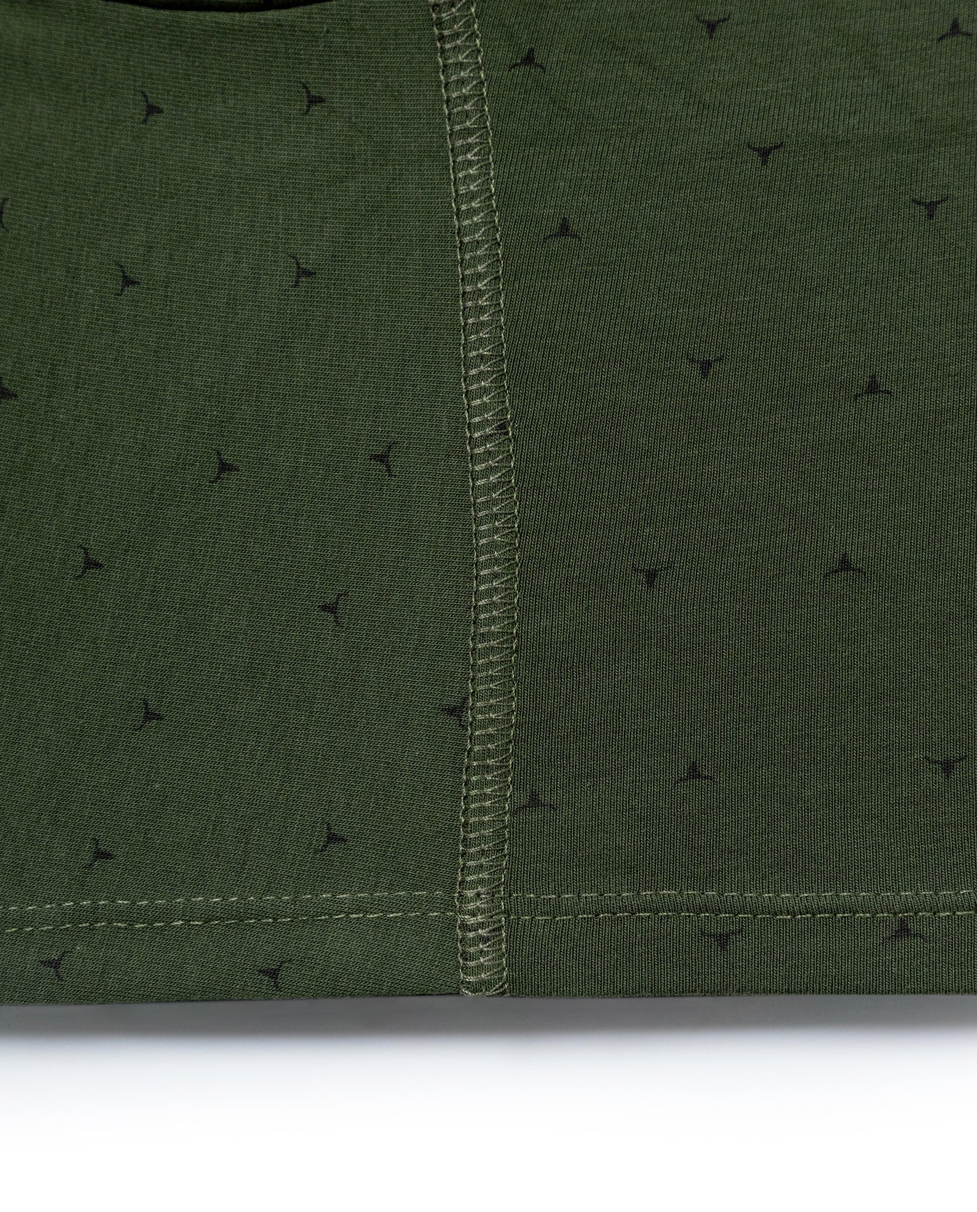 Mens Boxer Soft Cotton Blend Tone on Tone Micro Graphics Chevignon - Green 63_091H000_VER190511_4