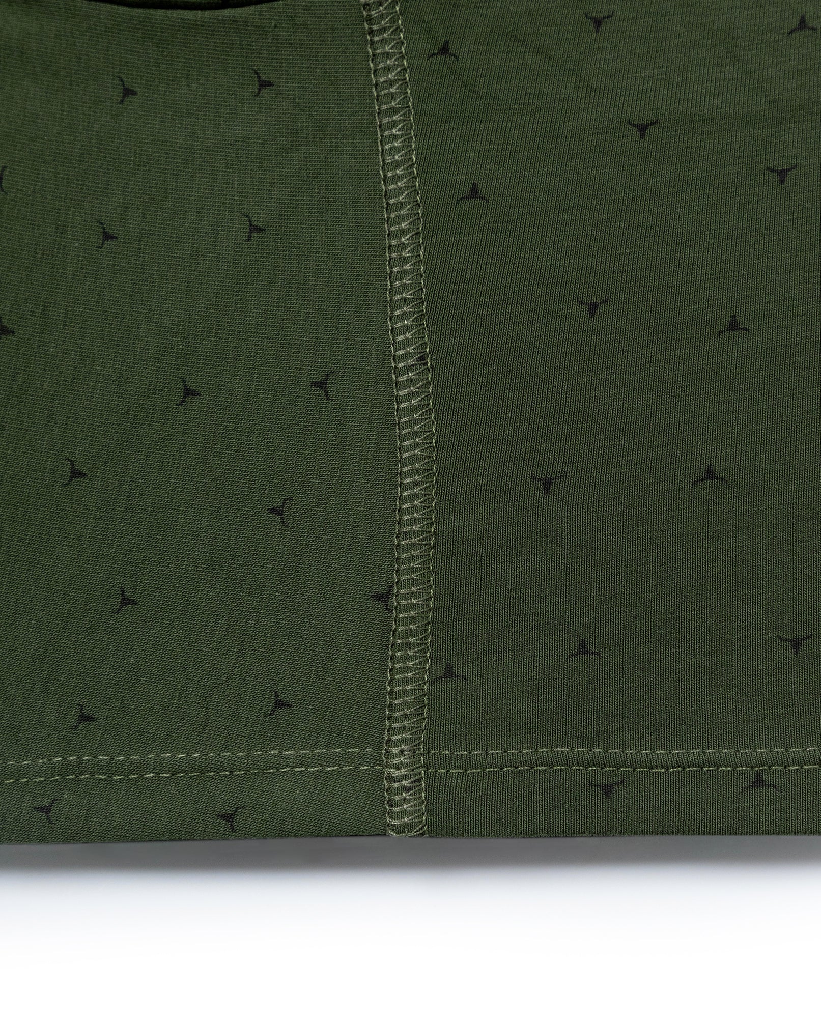 Mens Boxer Soft Cotton Blend Tone on Tone Micro Graphics Chevignon - Green 63_091H000_VER190511_4