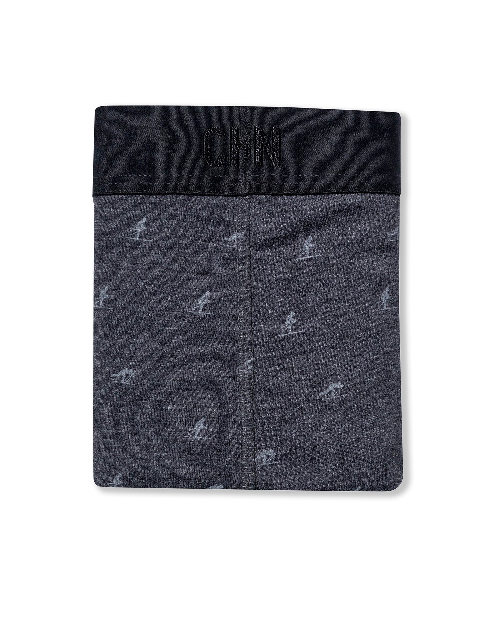 Mens Boxer Soft Cotton Blend Contrast Graphics Chevignon - Black 63_091H002_NEG194007_0