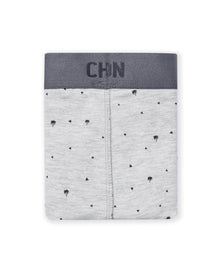 Mens Boxer Soft Cotton Blend Contrast Micro Prints Chevignon - Gray 63_091H003_GRI154101_0