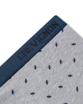 Mens Boxer Soft Cotton Blend Kayak Micro Graphics Contrast Chevignon - Gray 63_091H005_GRI184005_3