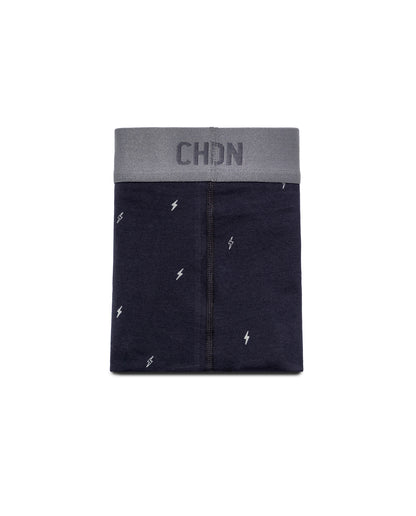 Men's Boxer in Cotton Blend - Blue - 1