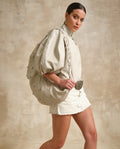 Women´s Maxi Leather Bag - Raw 63_204G504_CRU110103_3
