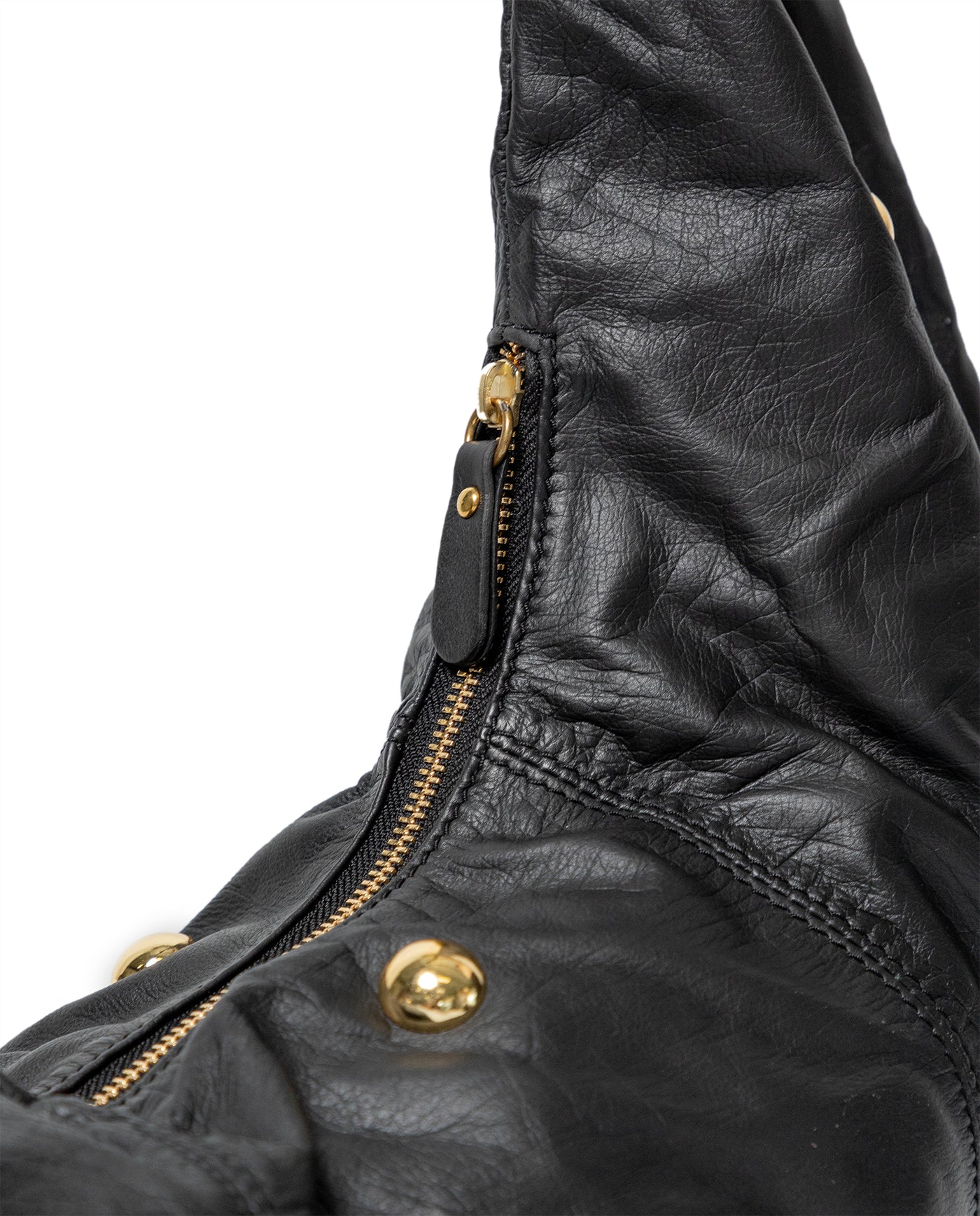 Women´s Maxi Leather Bag - Black 63_204G504_NEG194007_5