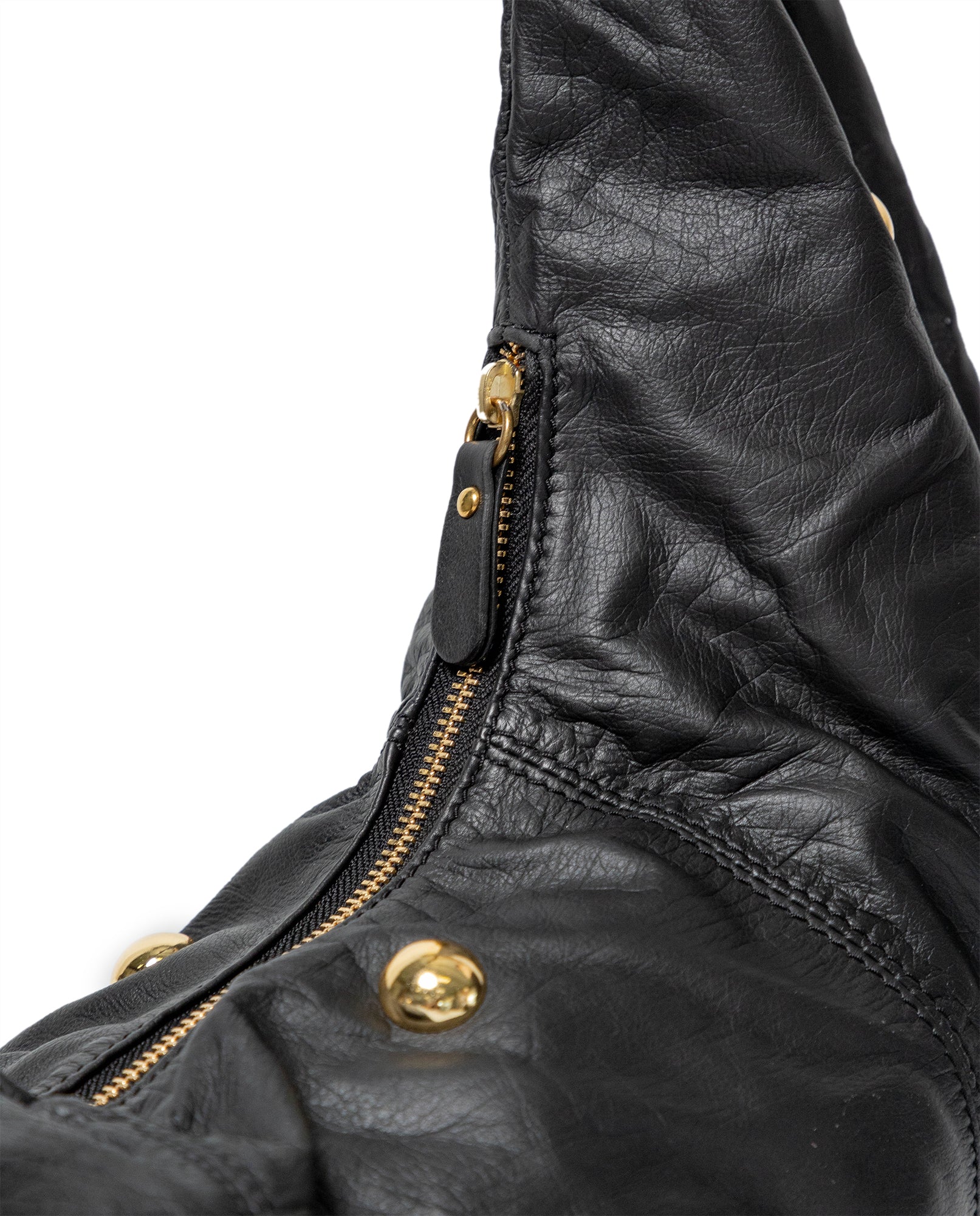 Women´s Maxi Leather Bag - Black 63_204G504_NEG194007_5