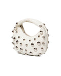 Women's Mini Hand Bag in Soft Calf Leather - Raw 209G001 - 8