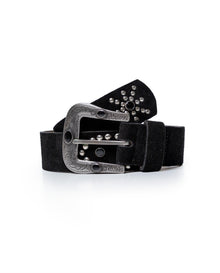 Womens Belt Split Cowhide Leather 100% XL Western Buckle - Black 63_211H003_NEG194007_0