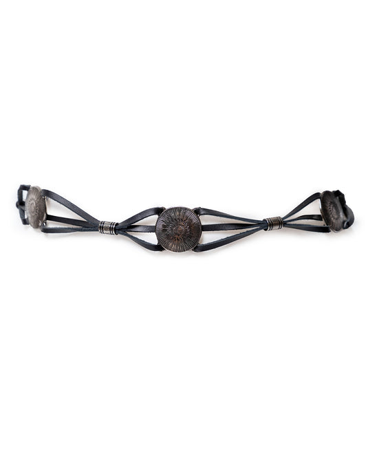 Womens Belt Slim Cowhide Leather Zamak Hardware - Black 63_211H011_NEG194007_3