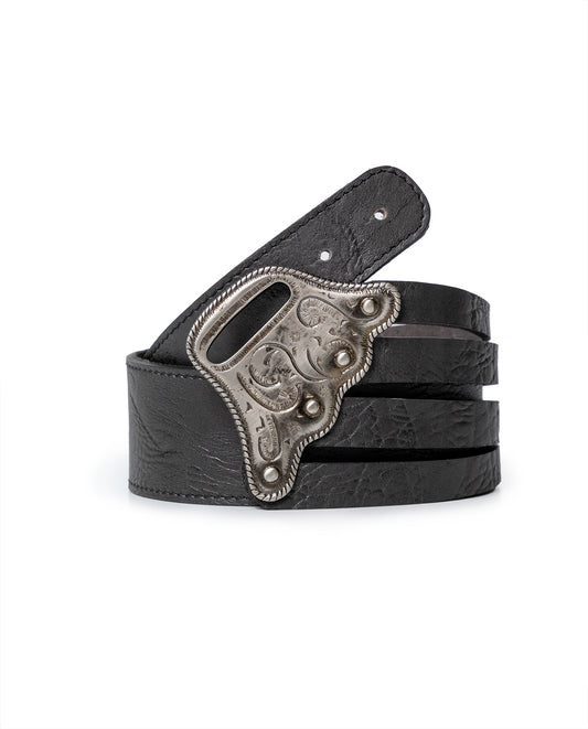 Women´s Leather Belt - Black 63_212H005_NEG194007_0