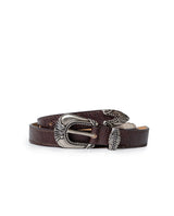 Women´s Python-Embossed Belt - Brown 63_212H006_CAF191314_0