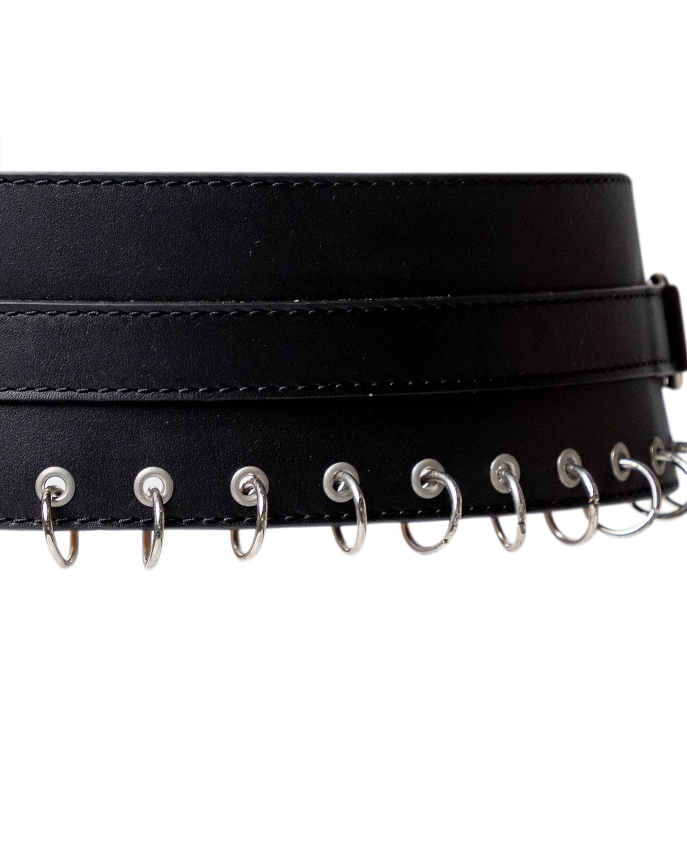 Womens Cowhide Leather Soft-Touch Belt - Special Collection - Black 63_214H202_NEG194007_4