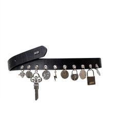 Womens Cowhide Leather Belt - Special Collection - Black 63_214H203_NEG194007_3