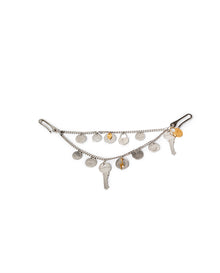 Womens Polished Chain Belt - Special Collection - Gray 63_214H204_GRI140000_3