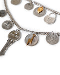 Womens Polished Chain Belt - Special Collection - Gray 63_214H204_GRI140000_4