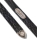 Women's Western Inspired Thin Leather Belt - 3