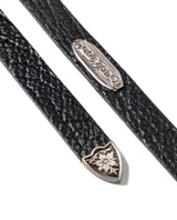 Women's Western Inspired Thin Leather Belt - 3