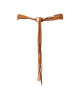 Women's Leather Fringe Ring Belt 219G003 - 1
