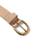 Women's Braided Nubuck Leather Thin Belt 219G004 - 3