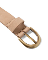 Women's Braided Nubuck Leather Thin Belt 219G004 - 3