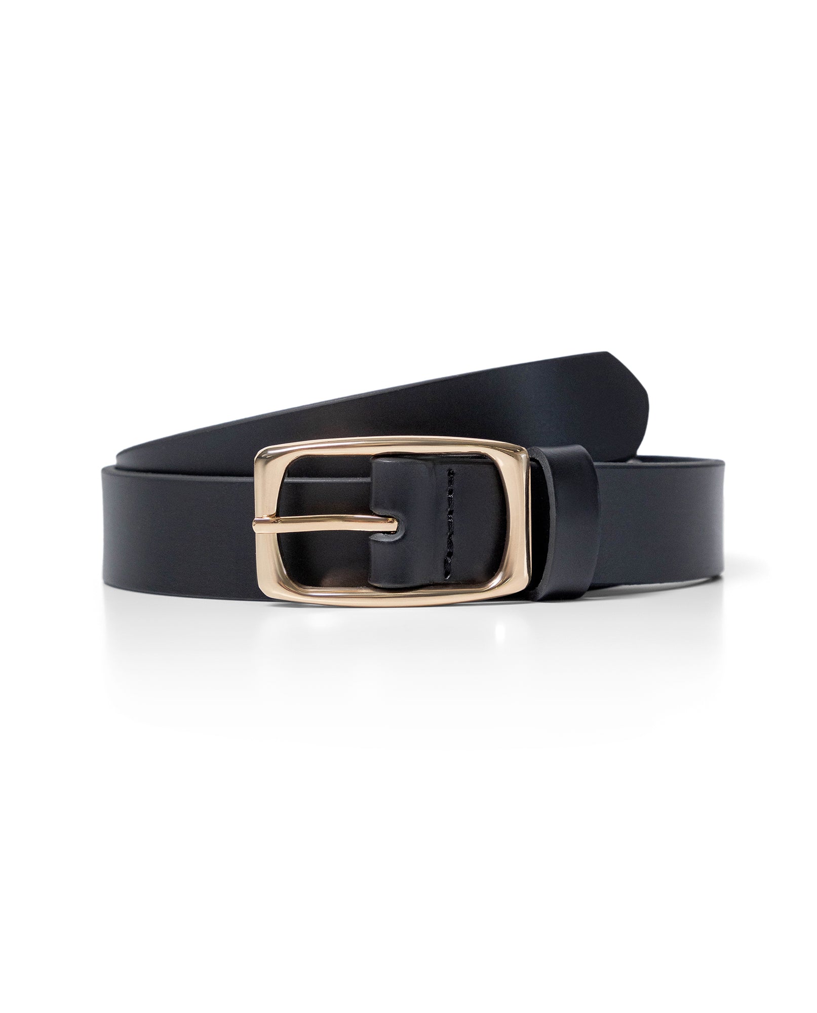 Women's Minimalist Rectangular Buckle Thin Leather Belt 63_219G007_NEG194007_0