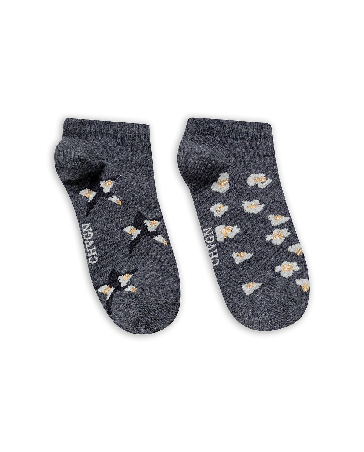 Womens Socks Two Pack Ankle Cotton Elastane Varied Designs Chevignon Sole Branding Versatile - Various 63_251H000_SUR999997_0