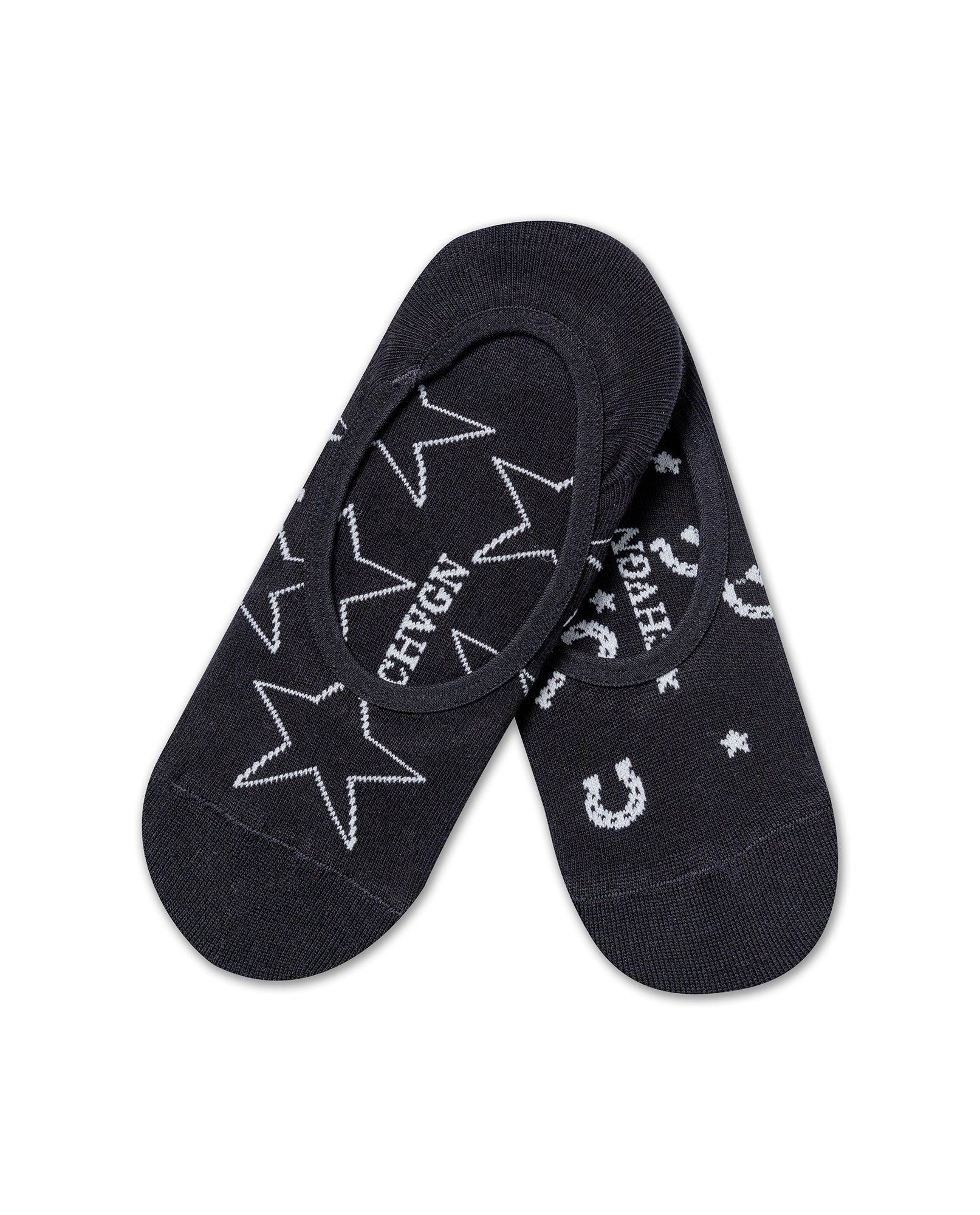 Womens Socks Two Pack Super Invisible Cotton Elastane Silicone-Edged - Assorted 63_251H002_SUR999996_0