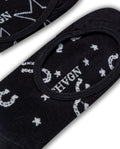Womens Socks Two Pack Super Invisible Cotton Elastane Silicone-Edged - Assorted 63_251H002_SUR999996_4