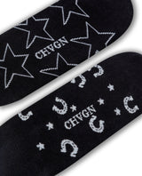 Womens Socks Two Pack Super Invisible Cotton Elastane Silicone-Edged - Assorted 63_251H002_SUR999996_5