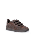 Women´s Retro Leather Sneakers - Brown 63_262H001_CAF190840_3
