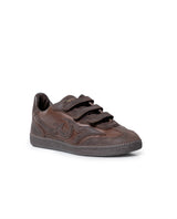Women´s Retro Leather Sneakers - Brown 63_262H001_CAF190840_3