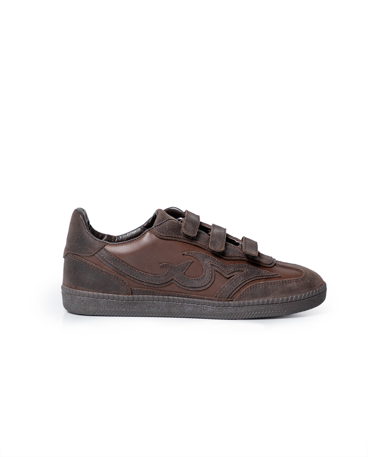 Women´s Retro Leather Sneakers - Brown 63_262H001_CAF190840_6