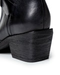 Womens Cowhide Leather Structured Shoes - Special Collection - Black 63_264H203_NEG194007_7