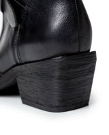 Womens Cowhide Leather Structured Shoes - Special Collection - Black 63_264H203_NEG194007_7