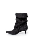 Womens Cowhide Leather Mid-Shaft Boots - Special Collection - Black 63_264H204_NEG194007_7