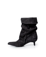 Womens Cowhide Leather Mid-Shaft Boots - Special Collection - Black 63_264H204_NEG194007_7
