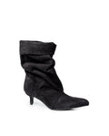 Womens Cowhide Leather Mid-Shaft Boots - Special Collection - Black 63_264H204_NEG194007_8