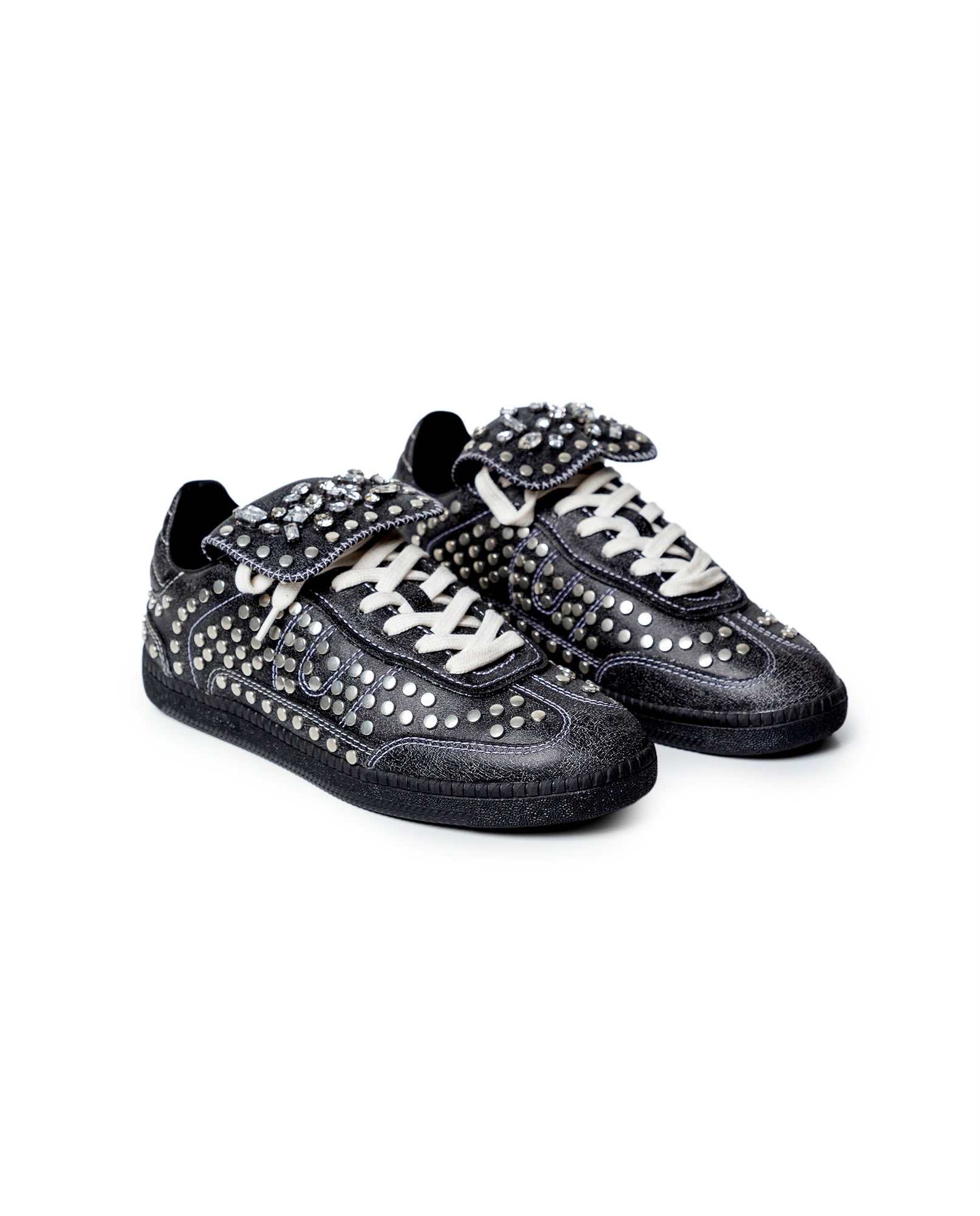 Womens Cowhide Leather Understated Shoes - Special Collection - Black 63_264H206_NEG194007_4