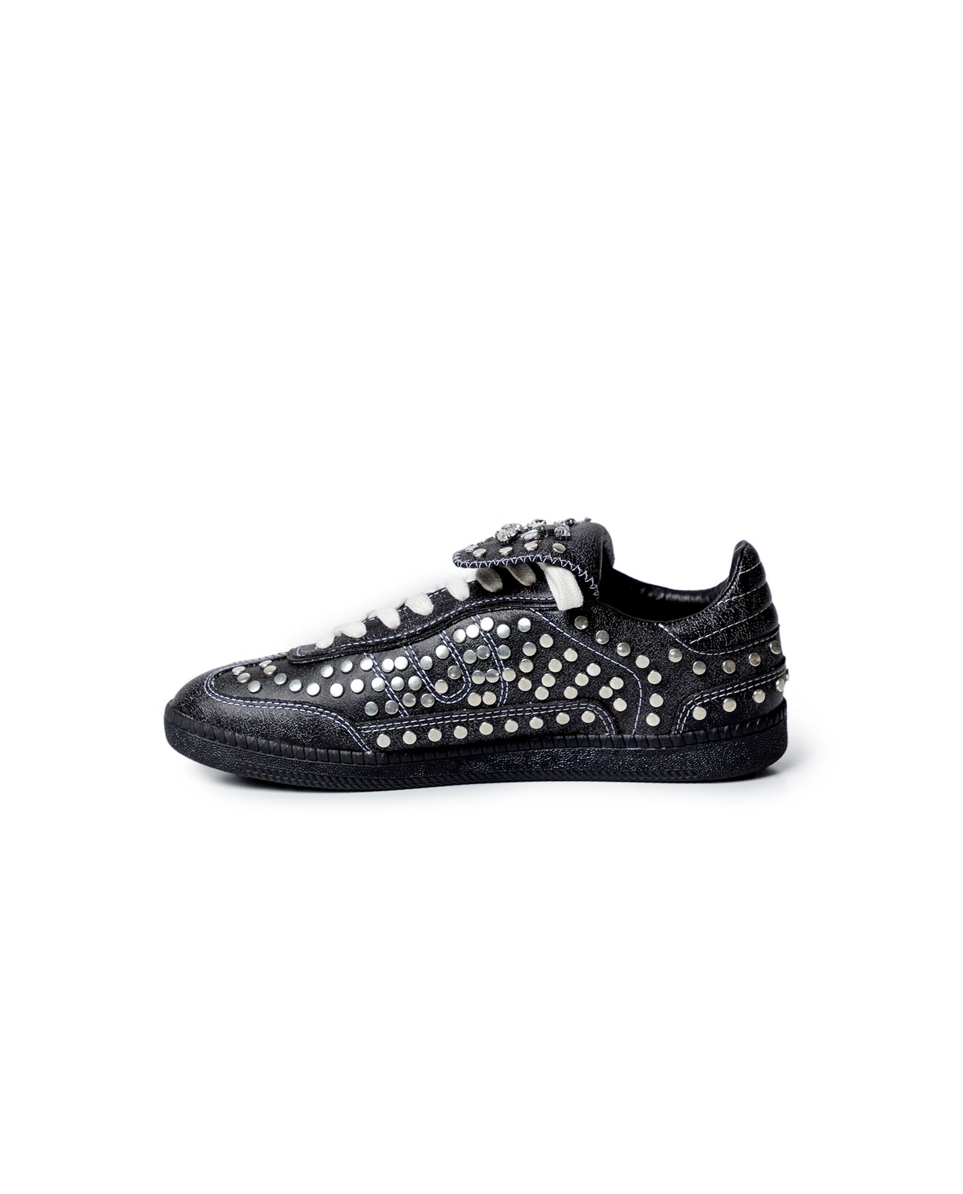 Womens Cowhide Leather Understated Shoes - Special Collection - Black 63_264H206_NEG194007_5