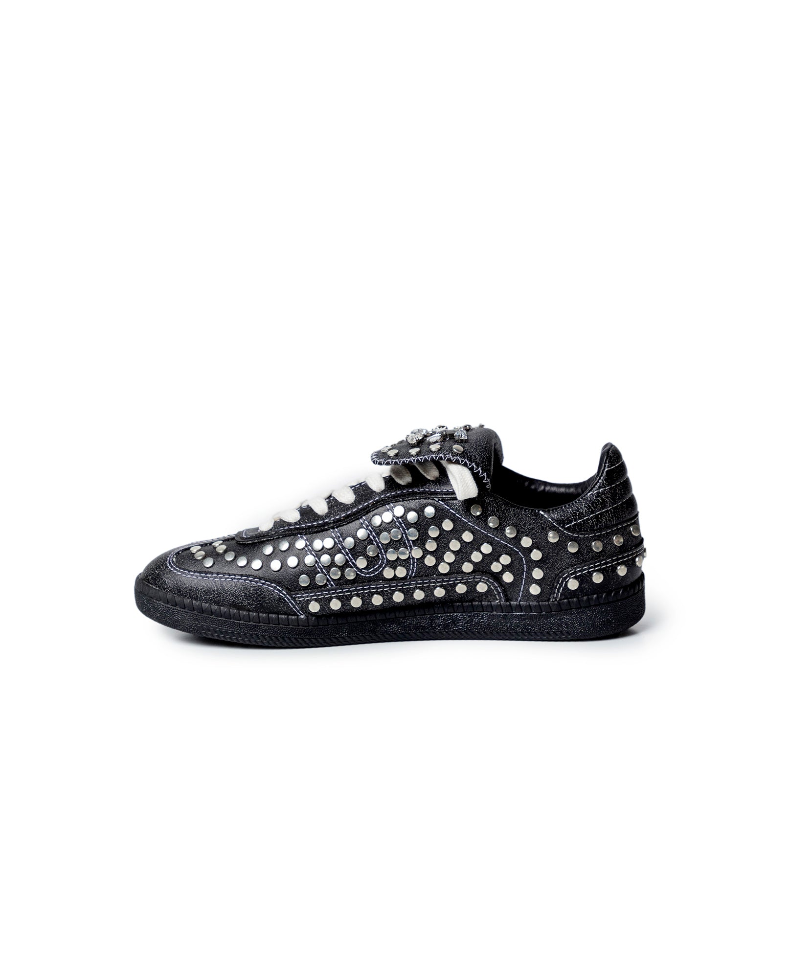 Womens Cowhide Leather Understated Shoes - Special Collection - Black 63_264H206_NEG194007_5