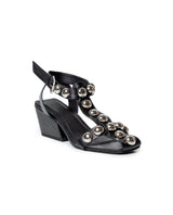 Womens Cowhide Leather Flat Shoes - Special Collection - Black 63_264H207_NEG194007_5