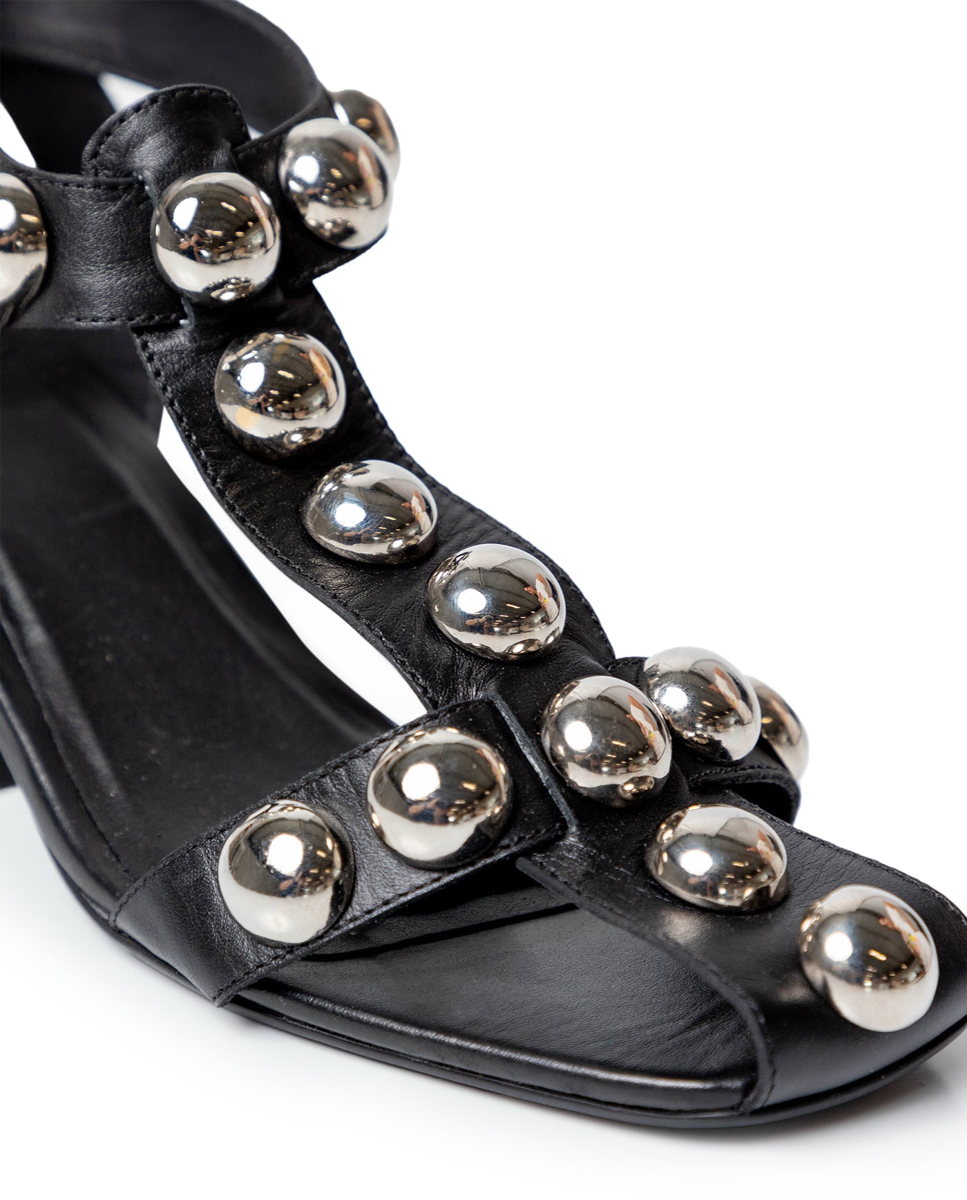 Womens Cowhide Leather Flat Shoes - Special Collection - Black 63_264H207_NEG194007_6