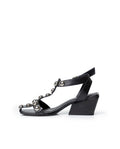 Womens Cowhide Leather Flat Shoes - Special Collection - Black 63_264H207_NEG194007_8