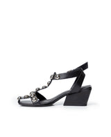 Womens Cowhide Leather Flat Shoes - Special Collection - Black 63_264H207_NEG194007_8