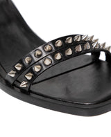Women's Metal Studded High Heel Leather Sandals Navigator 63_269G002_NEG194007_4