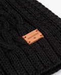 Braided Knit Scarf - Black 63_282F000_NEG194007_4