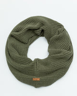 Knit Infinity Scarf - Green 63_289F000_VER180312_6